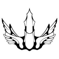 Symbol Crown Art Logo vector