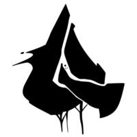 Q Font Graffiti Scratch spray Alphabet vector