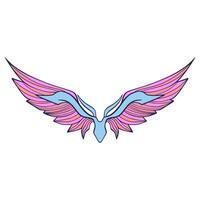 Wing illustration decoration element vector