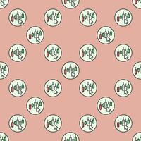 Computer Mouse Click on Candlestick Chart Stock Market Trading round colored seamless pattern vector
