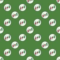 Crypto currency Candlestick Chart Investment and Trading colored round seamless pattern vector