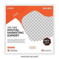 Digital Growth Boosting Ad Design vector