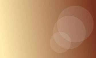 Abstract light brown creative background with circles vector