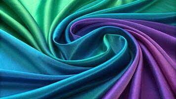Digital abstract colorful fold texture bold fold fabric. photo