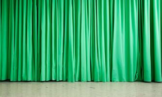 Minimalist curtain in special full frame for use by decorators and architects green traditional photo