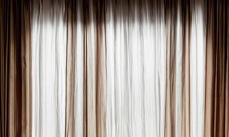 Minimalist curtain in special full frame for use by decorators and architects vintage photo