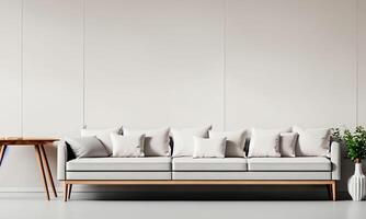 Minimalist background environment with pleasant atmosphere, especially for architects and interior decorators hyper clean photo