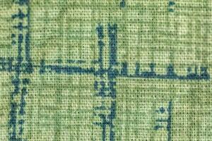 Full screen background of fabric with vintage print and soft texture top view photo