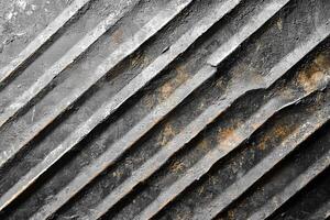 Metal surface with a lot of rust and dirt photo