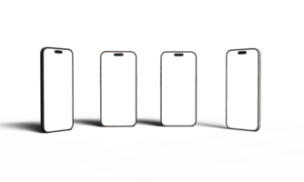 smartphone mobile object tablet mockup device display white color isolate frame technology electronic blank empty telephone mockup present advertisement education network smartphone mobile png