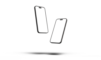 smartphone mobile tablet phone pro max object display device mockup empty white color technology object template cellphone frame realistic front digital showing mockup sale advertisement marketi png