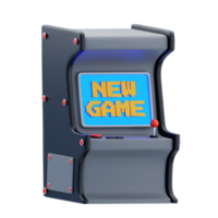 Classic arcade game machine 3d icon. Arcade Machine 3D Icon png