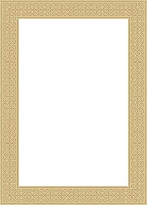 golden square classic renaissance ornament. Rectangle, european border,style frame