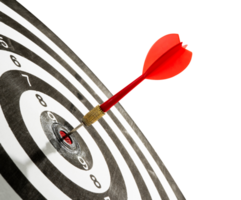 red dart on target element png