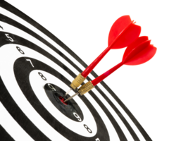dart with target for business element png