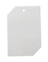 white tag isolated for business branding png
