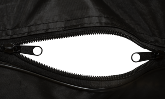 hole zipper on jacket copy space png