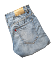 folded jeans isolated on white png