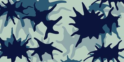 abstract navy blue sea army ocean field stripe camouflage pattern military background suitable for print cloth vector
