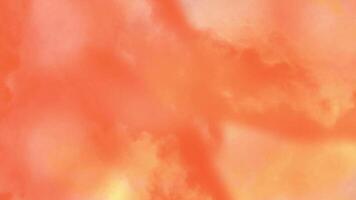 Vibrant Orange Watercolor Abstract Background. Warm Gradient Texture Design vector