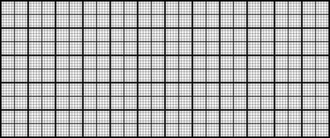 Grid background inspired by millimeter graph paper. Clean layout with precise square lines for technical drawing, design planning, or stationery templates. vector