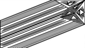 Abstract art black and white geometric design with triangles and lines modern graphic illustration art 100 vector