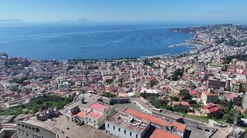 Amazing Sant Elmo Castle at Naples Campania Italy. Beauty Scene. video