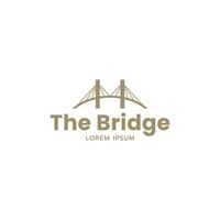 The bridge logo design vector