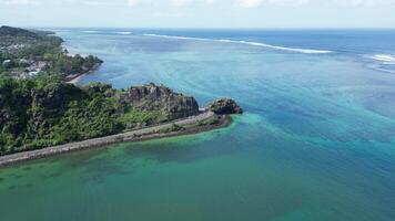 High Angle of Maconde Viewpoint in Port Louis Mauritius Island in Mauritius . Awesome Scene. video