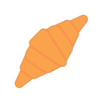 Croissant Flat Illustration. Clean Icon Design Element on Isolated White Background vector