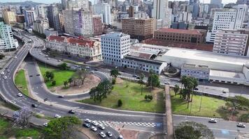 Amazing Porto Alegre Skyline in Porto Alegre Rio Grande do Sul Brazil . Stunning Background. video