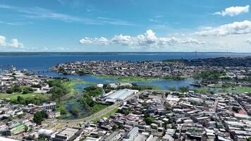 Outside Historic Downtown in Manaus Amazonas in Brazil . Beautiful Background. video