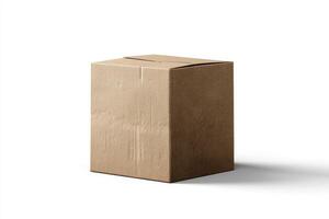 Cardboard Box Cube Texture Background photo