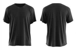 Black TShirt Mockup photo