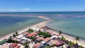 Above Moses Way in Santa Cruz Cabralia Bahia in Brazil. Awesome Background. video