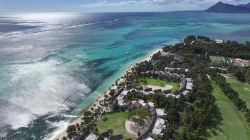 Amazing Le Morne Beach at Port Louis in Mauritius Island Mauritius . Beauty Scenery. video