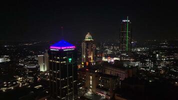 Awesome Sandton Skyline in Johannesburg Gauteng in South Africa . Stunning Scene. video