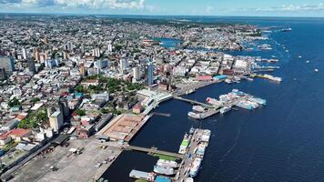 Amazing Port of Manaus in Manaus Amazonas in Brazil.. Beautiful Scenery. video