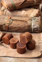 Gula Aren Bawean, Traditional Made Palm Sugar Block from Bawean Island photo