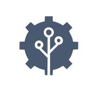 Gear network technology innovation growth system vector