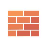 Simple brick wall pattern design element vector