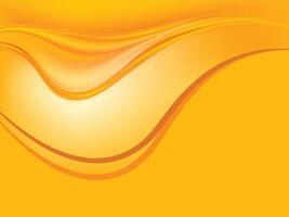 Abstract modern orange gradient waves overlap background with copy space for text. Minimal concept. illustration vector
