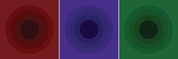 Set of dark blue, red and dark green circle board frame design. Abstract realistic pedestal scene for product display in top view design vector