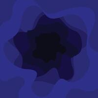 Abstract Dark blue wave background with paper cut shapes. design layout for business presentations, flyers, posters vector