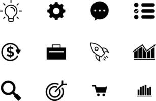 Basic Interface Pixel perfect icon set Editable stroke. The set contains icons Shopping Cart, Home, Check Mark, Search, rocket, filter,Magnifier, Message vector