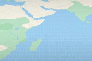 Seychelles highlighted on a detailed map, geographic location of Seychelles. vector