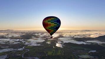 Beauty Scenic Balloon in Praia Grande Santa Catarina in Brazil.. Beautiful Background. video