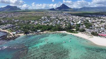 Amazing Flic en Flac Beach at Port Louis Mauritius Island in Mauritius . Famous Scenery. video