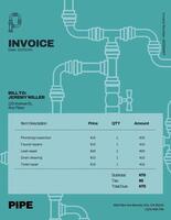 plumbing invoice template for business