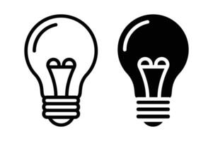 Light Bulb icon vector